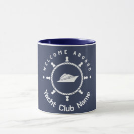 Yachthafen der Blue Navy Anchor Tasse