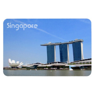 Yachthafen Singapore Magnet