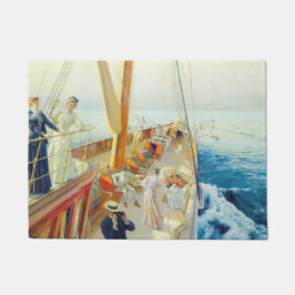 Yachting im Mittelmeer (von J.L. Stewart) Fußmatte