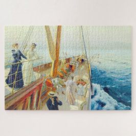 Yachting im Mittelmeer (von J.L. Stewart) Puzzle