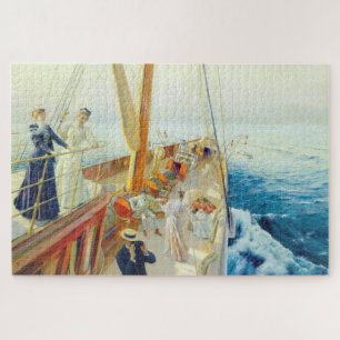 Yachting im Mittelmeer (von J.L. Stewart) Puzzle