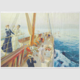 Yachting im Mittelmeer (von J.L. Stewart) Seidenpapier