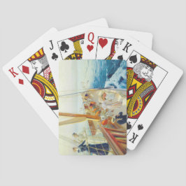 Yachting im Mittelmeer (von J.L. Stewart) Spielkarten