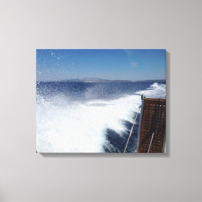 yachting in Croatia Leinwanddruck (Vorderseite)