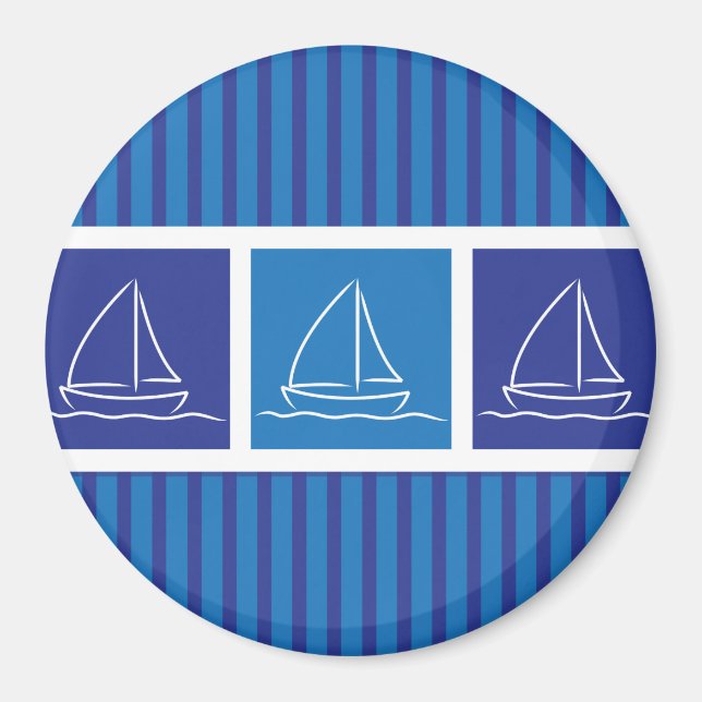 Yachtmuster Magnet (Vorne)