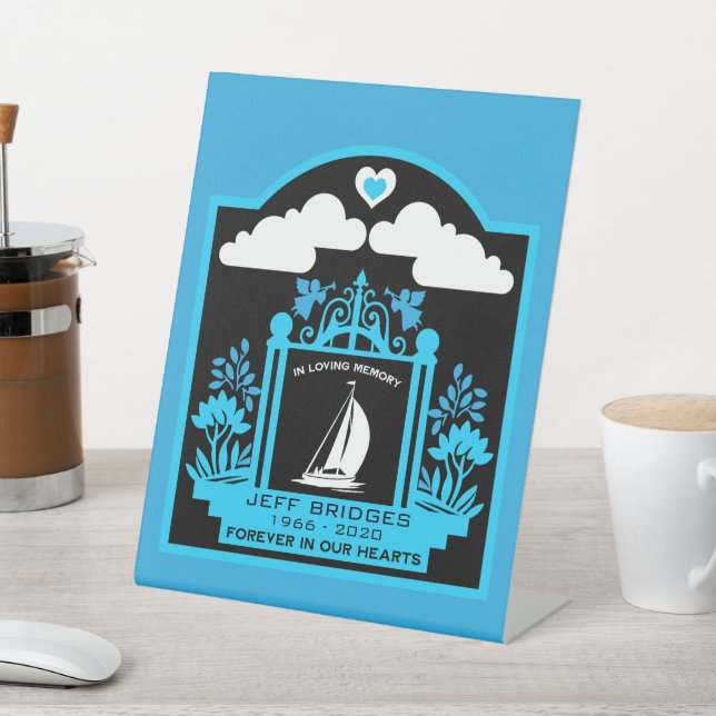 Yachtsman | Yachtsfrau-Beerdigung Sockelschild (In SItu)