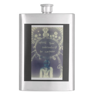 yaei Laden Sie Ihr Bewusstsein auf den Computer ho Flachmann