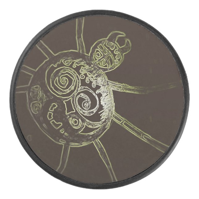 Yaei-Spinne Eishockey Puck (Vorderseite)
