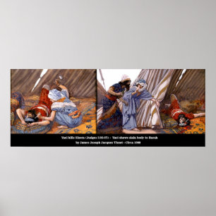 Yael Slays Sisera #4 - Richter 5:26-27 Poster