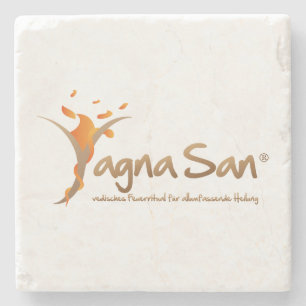 YagnaSan® Logo Steinuntersetzer