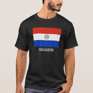 Yaguaron Paraguay Flag Emblem Escudo Bandera Crest T-Shirt