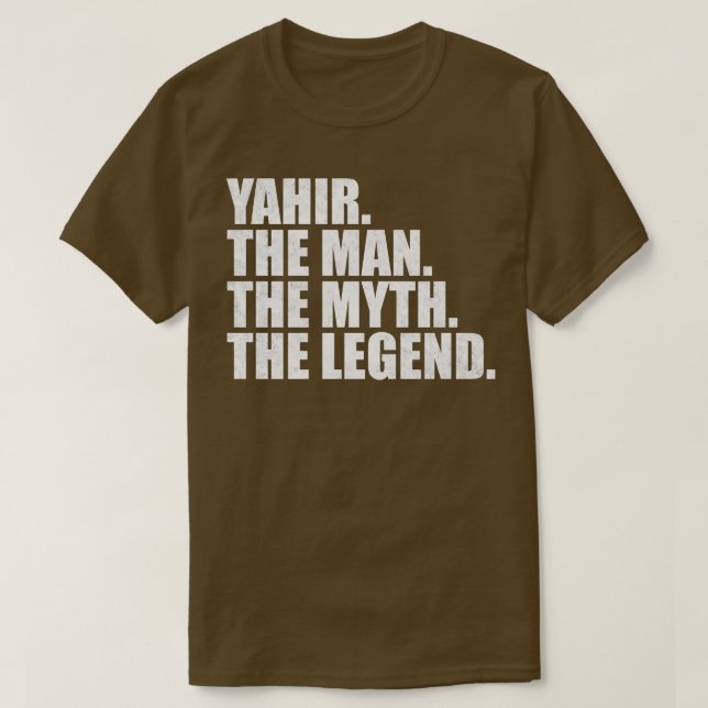 YahirYahir Name Yahir Vorname T-Shirt (Design vorne)