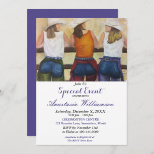 YAHOO WESTERN PARTY EREIGNIS EINLADUNG