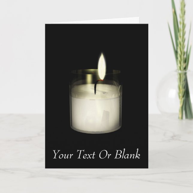 Yahrzeit Karte (Vorderseite)