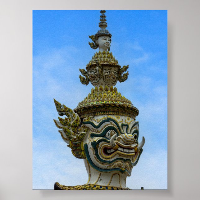 Yahsha statue in Bangkok Poster (Vorne)