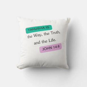 Yahusha ist das Grafikdesign Kissen