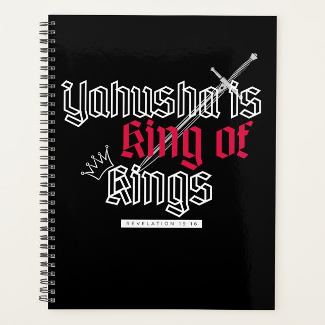 Yahusha ist König der Könige Planer (Vorderseite)