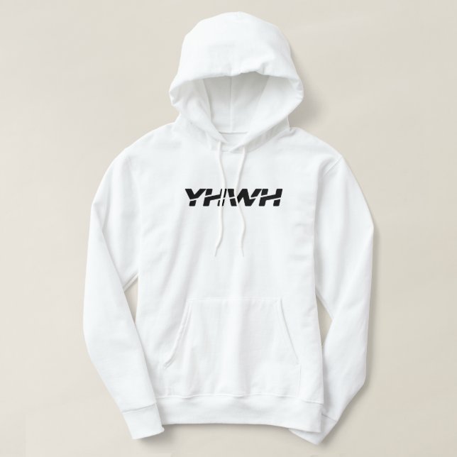 Yahweh Black Hoodie (Design vorne)