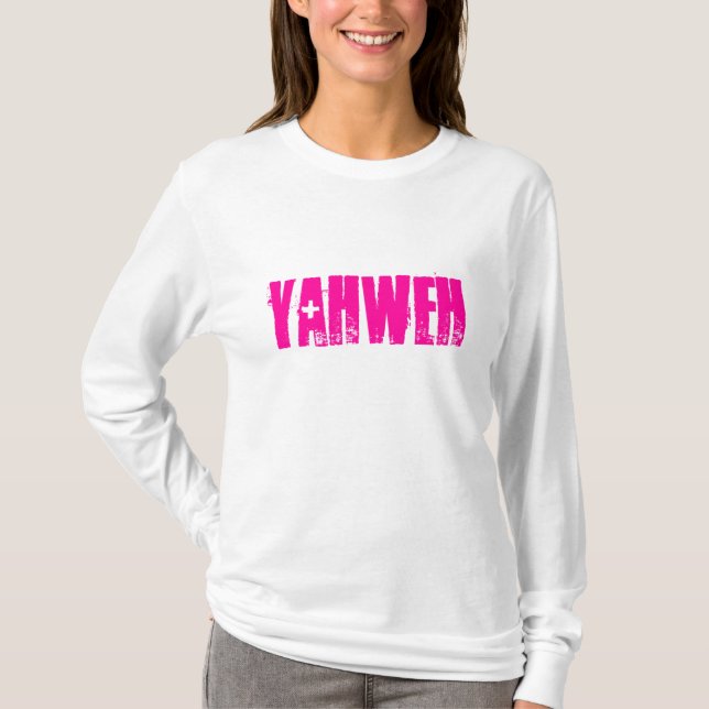 Yahweh DamenHoodie T-Shirt (Vorderseite)