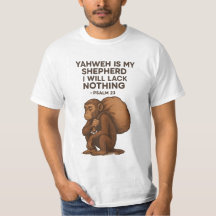 Yahweh ist mein Hirte - spiritueller Affe Christli