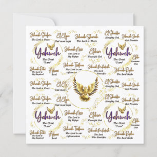 Yahweh Passover Card