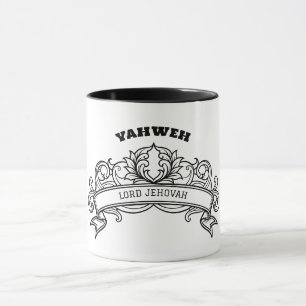 Yahweh Verzierte Tasse