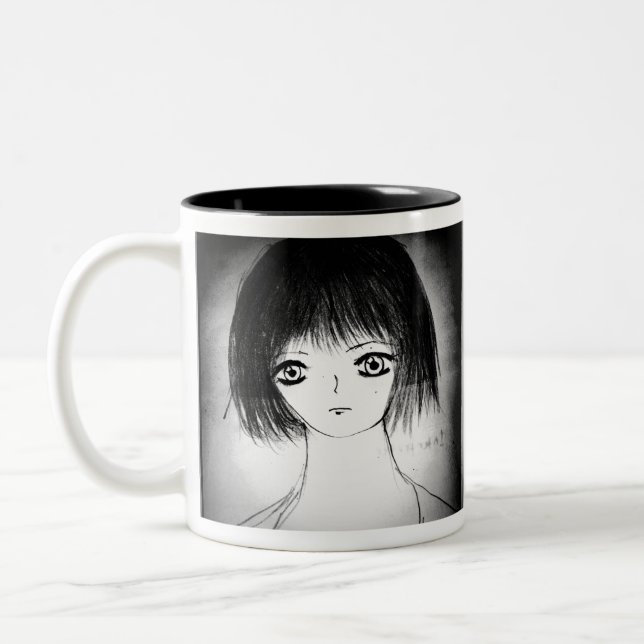 Yaie Anime Manga hübsch Girl Zweifarbige Tasse (Links)