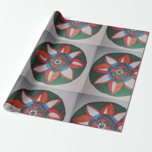 Yaie bunte Mandala Geschenkpapier (Ungerollt)