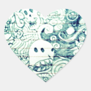 yaie fantasiereicher Denker Herz-Aufkleber