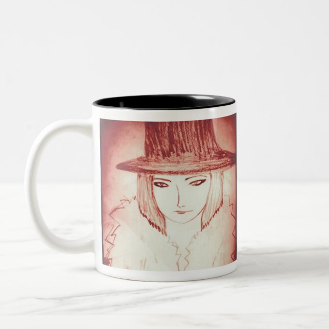 Yaie Girl wie Junge Manga Animes Zweifarbige Tasse (Links)