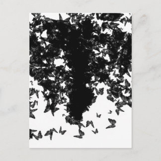 yaie schwarzer Schwalbenschwanz Schmetterling Postkarte