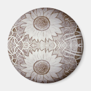 yaie Sonnenblume in jedem Haus und yaei Zuhause Magnet