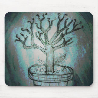 Yaie toter Bonsai-Baum zeichnend Mousepad