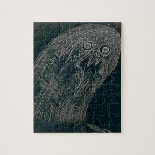 Yaie-Wurm zeichnend und Ihr Soul wird dunkel Puzzle