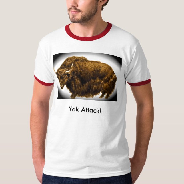Yak-Angriff! T-Shirt (Vorderseite)