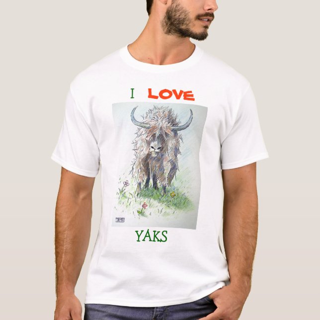Yak - schlechter Tag T-Shirt (Vorderseite)