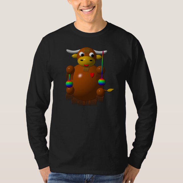 Yak spielt mit Yo-Yos T-Shirt (Vorderseite)