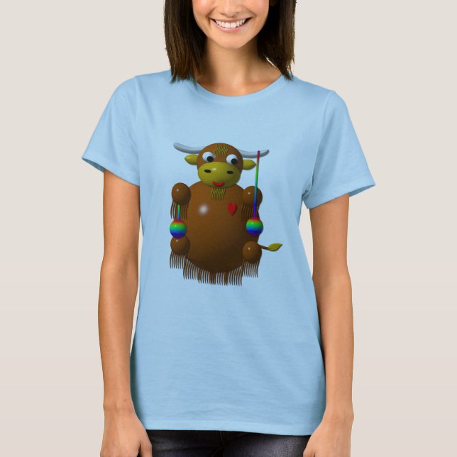 Yak spielt mit Yo-Yos T-Shirt (Vorderseite)