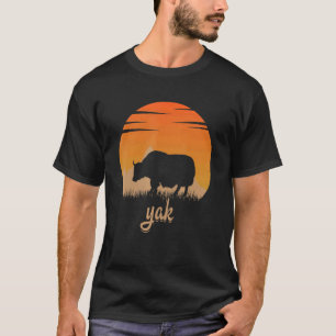 Yak Tier heiß im Berg in der Natur T-Shirt
