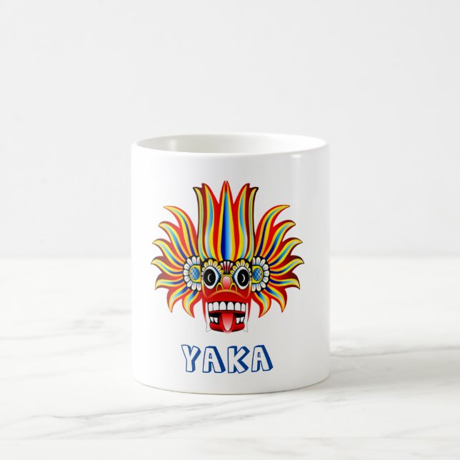 Yaka (Sri Lanka-Teufel) Design Coffee Tasse (Mittel)