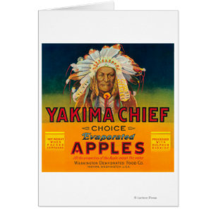 Yakima Chief Apple Label - Yakima, WA