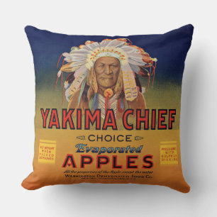 Yakima Chief Evaporated Äpfel der 1920er Jahre bed Kissen