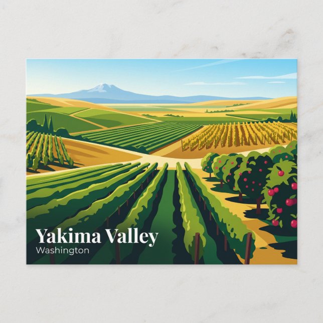 Yakima Valley USA Postkarte (Vorderseite)