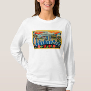 Yakima, Washington - große Buchstabe-Szenen 2 T-Shirt