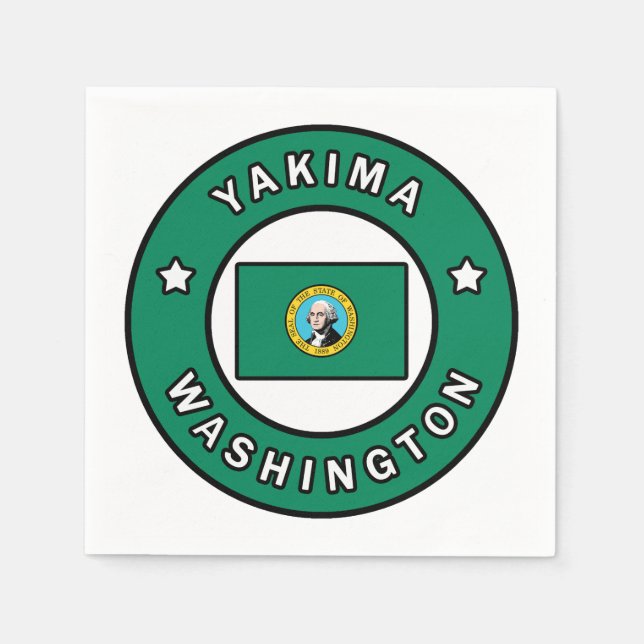 Yakima Washington Serviette (Vorderseite)