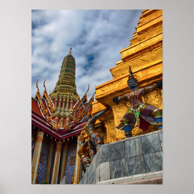 Yaksha in Wat Phra Kaeo Poster (Vorne)