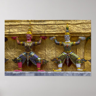 Yaksha-Statue in Bangkok Poster