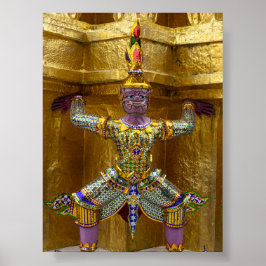 Yaksha-Statue in Bangkok Poster