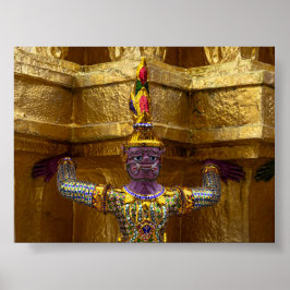 Yaksha-Statue in Bangkok Poster