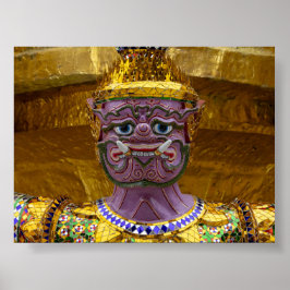 Yaksha-Statue in Bangkok Poster
